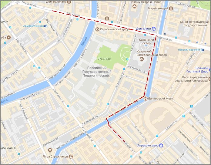 Карта невского проспекта санкт петербург с номерами домов